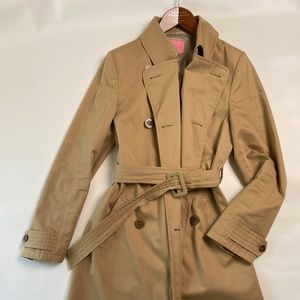 CHARLES TYRWHITT BEIGE Women's DOUBLE BREASTED TRENCH COAT